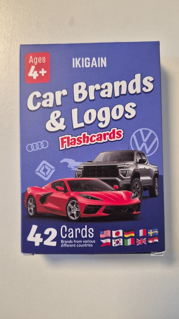 Car Logo Learning Cards