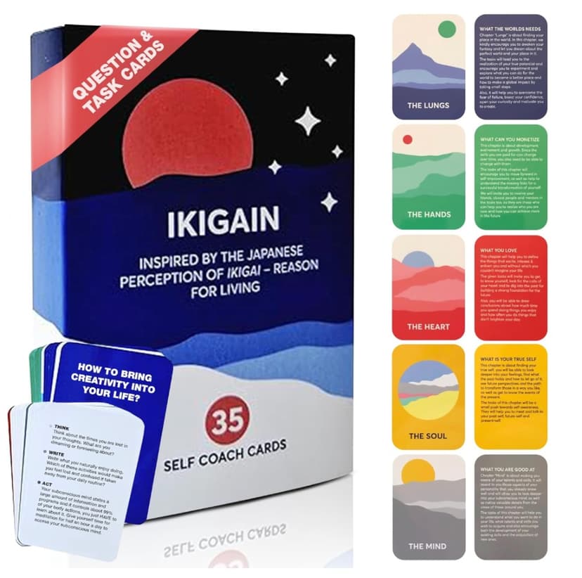 Ikigai Self-Discovery Cards